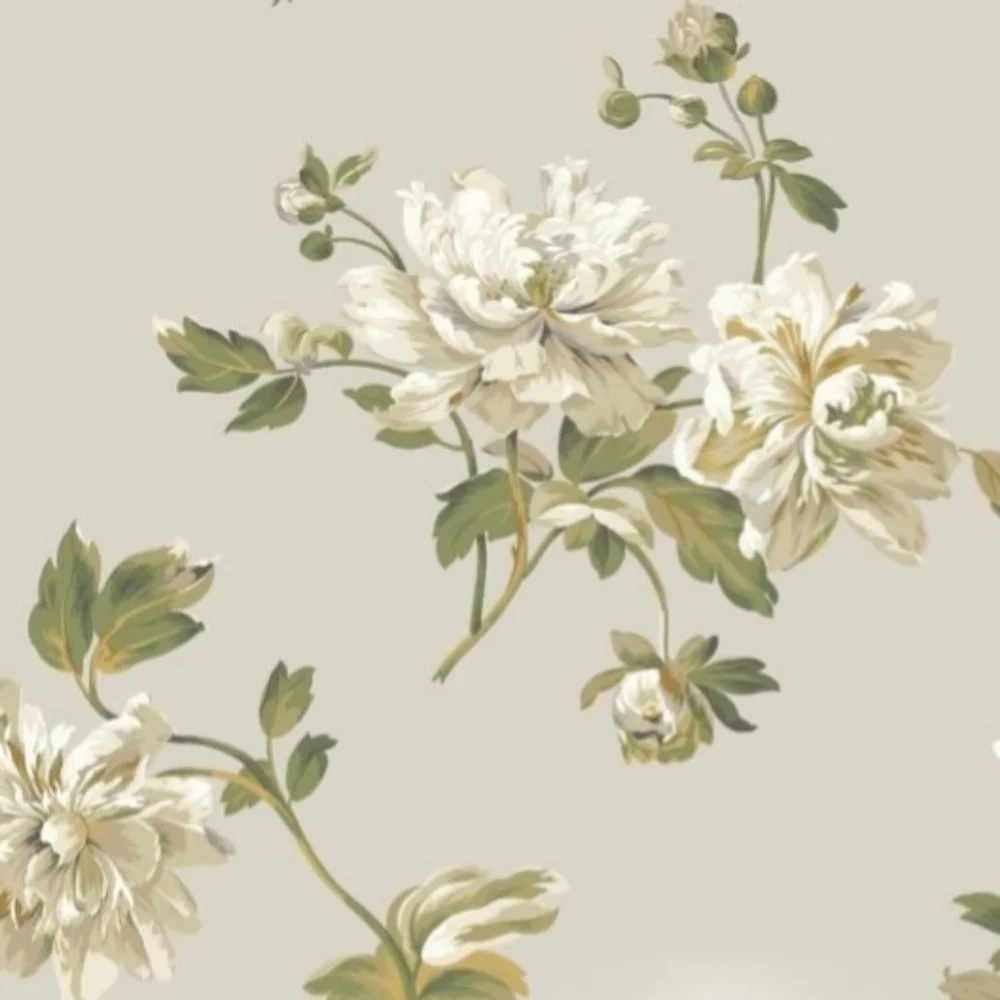 Wallpaper Handpainted Cream Rose